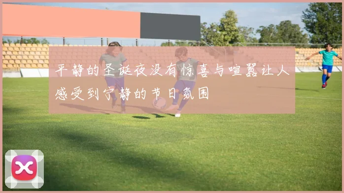 平静的圣诞夜没有惊喜与喧嚣让人感受到宁静的节日氛围